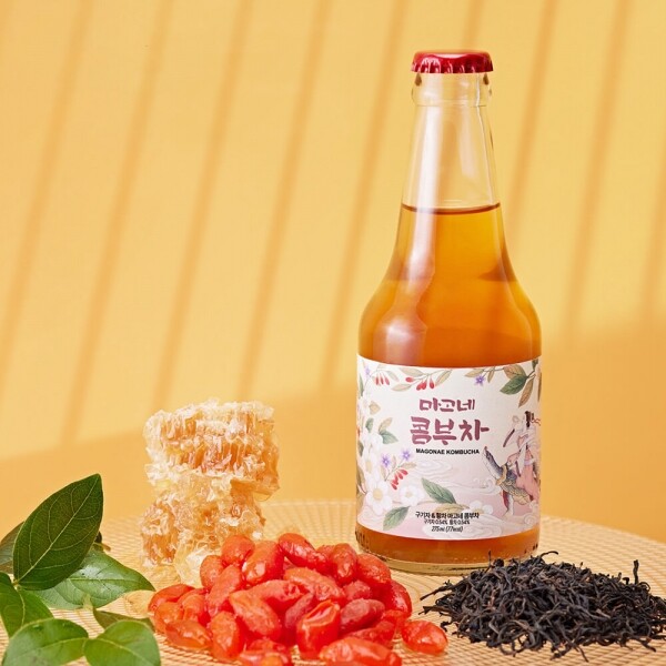 [감사의♥달] 구기자&황차 마고네콤부차 275ml x 12병 _지리산청강원