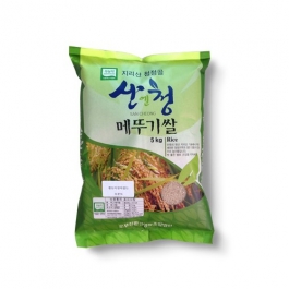 [친환경기획전] (24년산) 산엔청 무농약 메뚜기쌀 현미 5kg,10kg _오부친환경