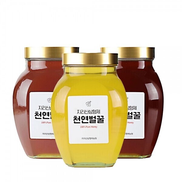 산엔청쇼핑몰,[정기구독] 1등급 천연벌꿀  300g / 500g / 1.2kg / 2.4kg _지리산삼형제