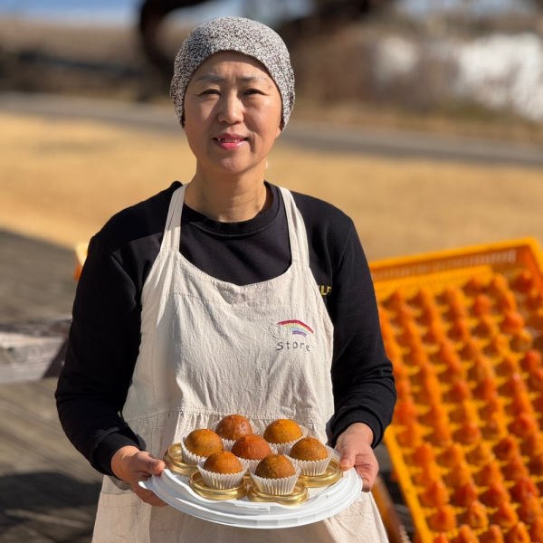 산엔청쇼핑몰,[2025 설기획전] 지리산 산청 곶감단자 가정용,선물용 _지리산무지개