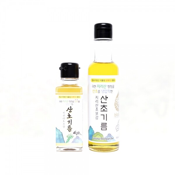 산엔청쇼핑몰,지리산초보감 산초기름 180ml _㈜BioSAN