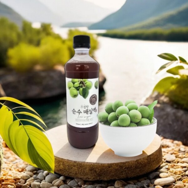 산엔청쇼핑몰,무설탕 순수 매실액 500ml _참들애