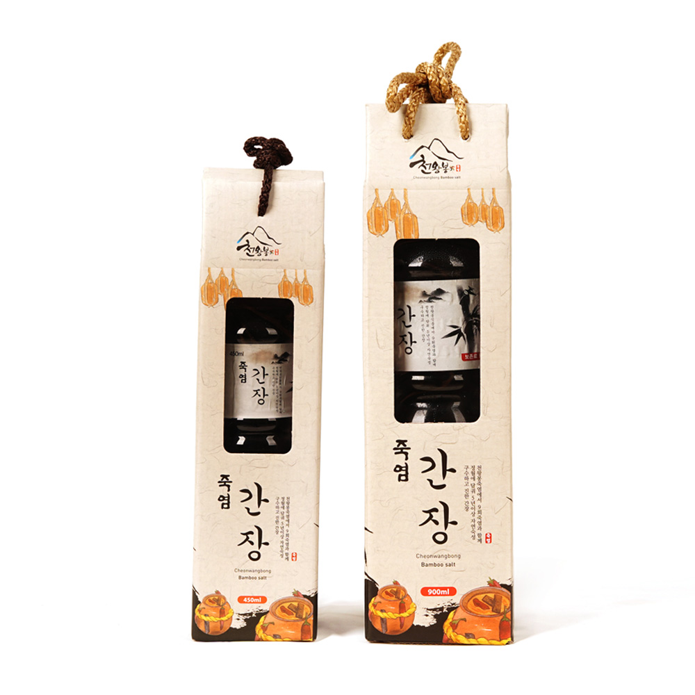 산엔청쇼핑몰,지리산 천왕봉 죽염간장 450ml, 900ml _천왕봉죽염